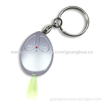 2014 Multi-function Mini Digital Recording Keychain, Customized Designs Welcomed, CE Mark